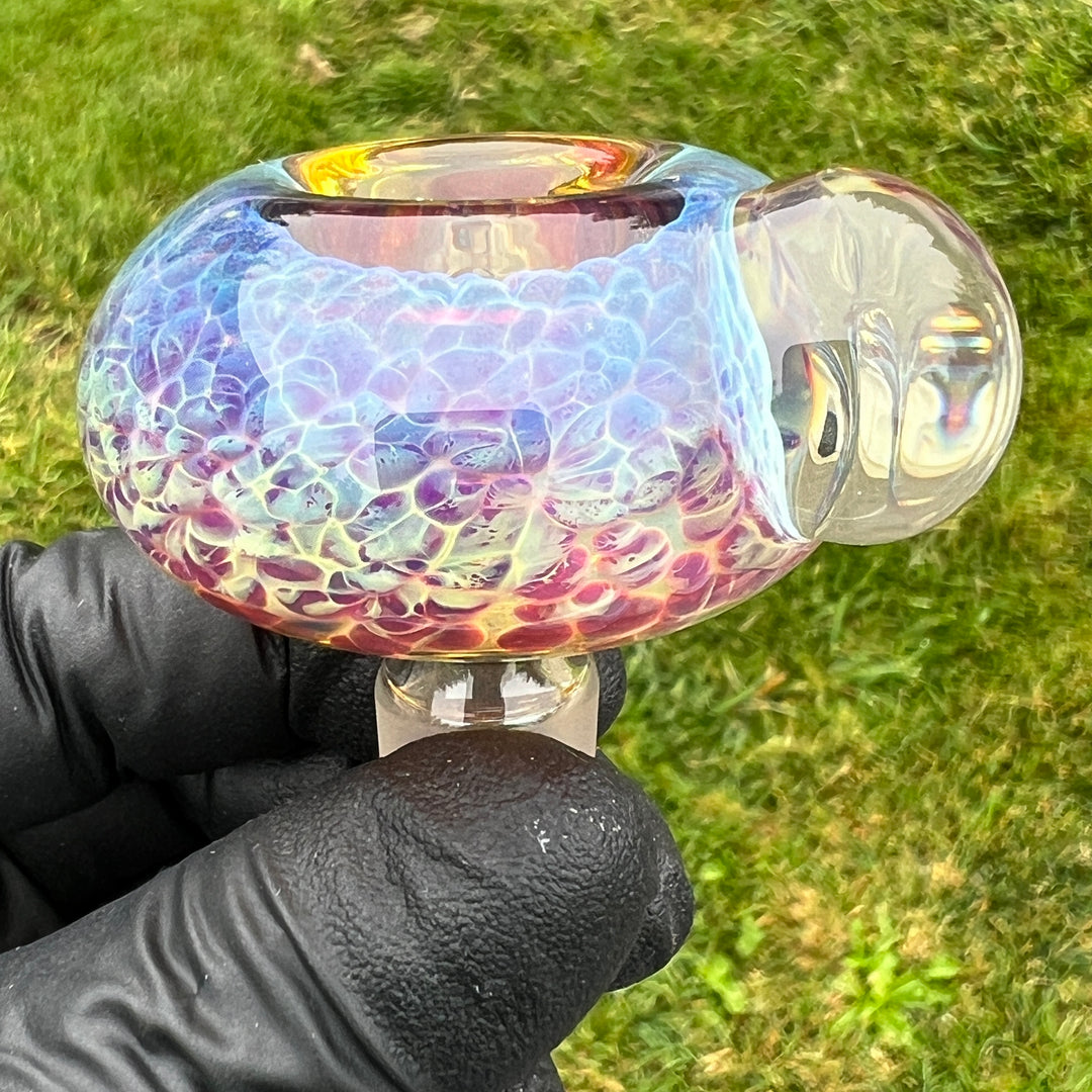 14mm Purple Nebula Pull Slide Accessory Tako Glass   