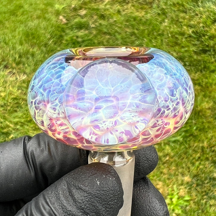 14mm Purple Nebula Pull Slide Accessory Tako Glass   