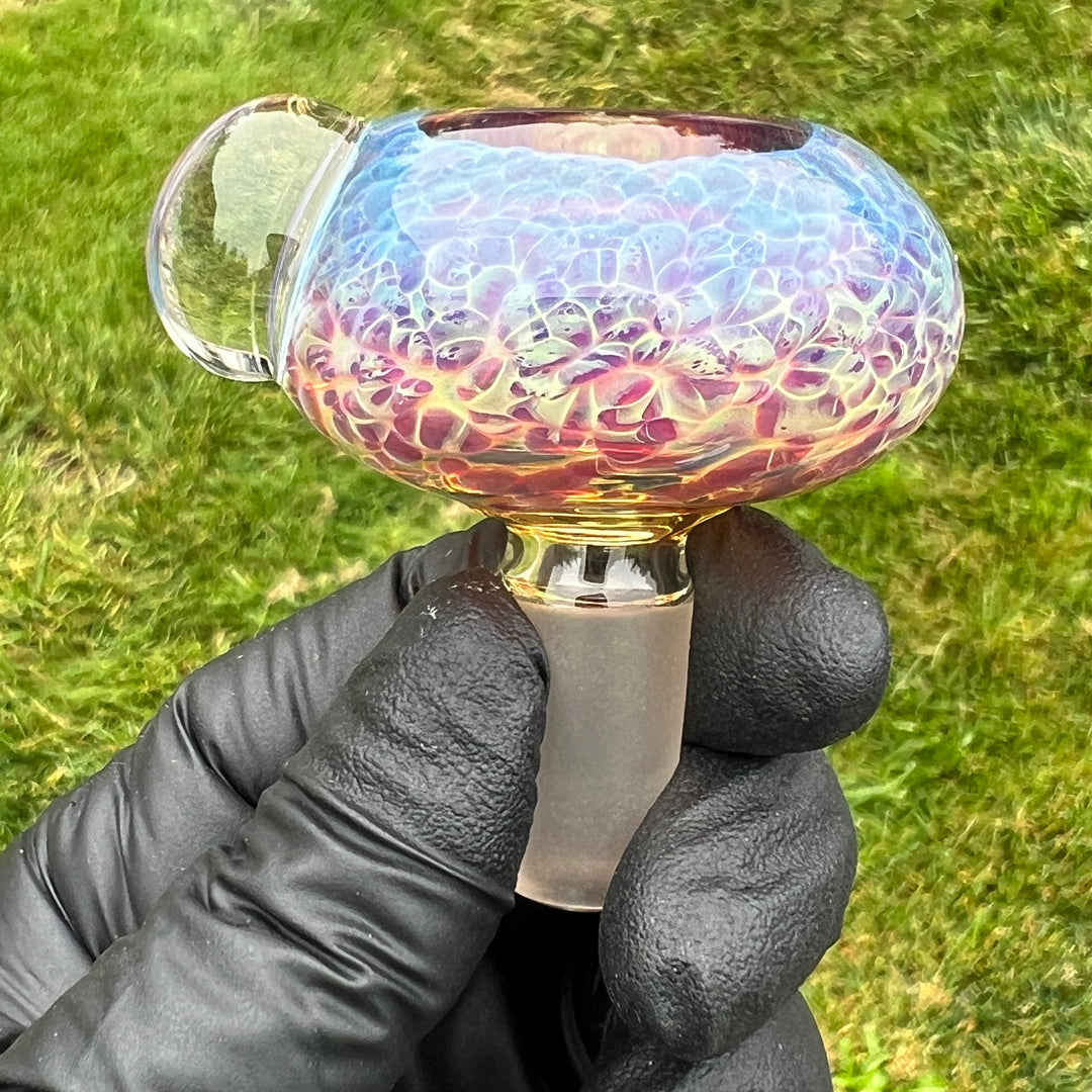 14mm Purple Nebula Pull Slide Accessory Tako Glass   