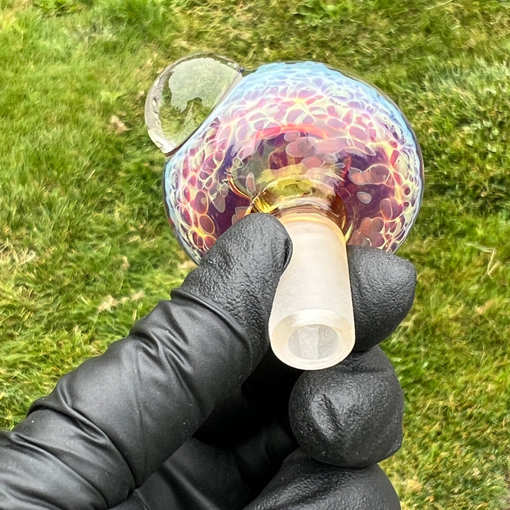 14mm Purple Nebula Pull Slide Accessory Tako Glass   
