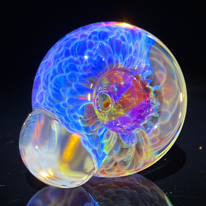 14mm Purple Nebula Pull Slide Accessory Tako Glass   