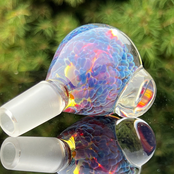 14mm Purple Nebula Pull Slide Accessory Tako Glass   