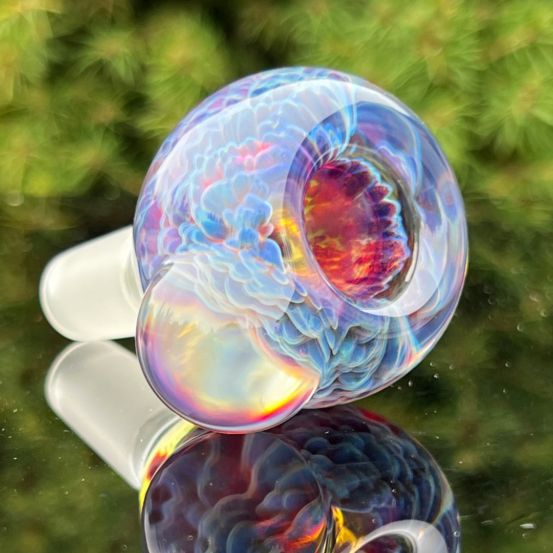 14mm Purple Nebula Pull Slide Accessory Tako Glass   
