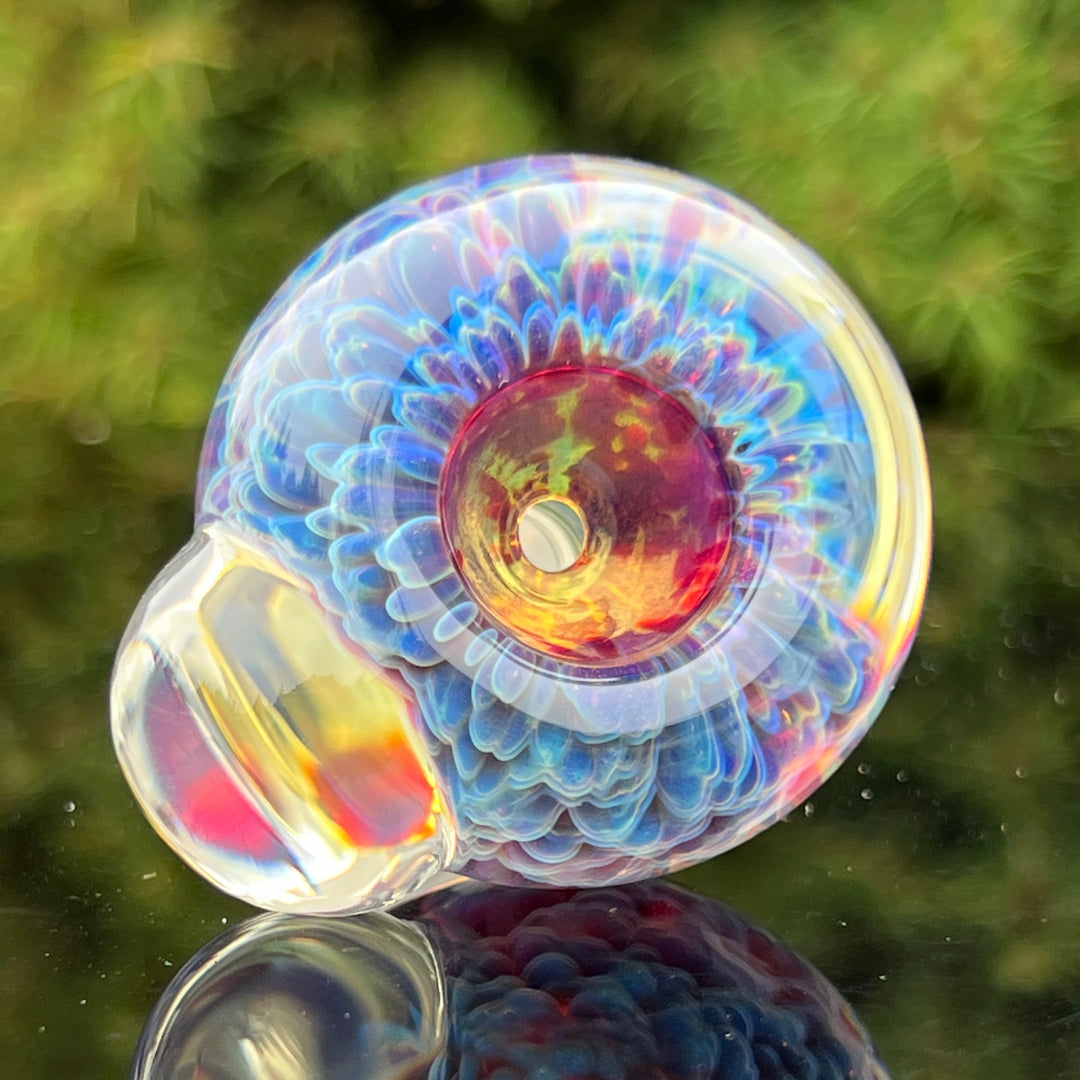 14mm Purple Nebula Pull Slide Accessory Tako Glass   