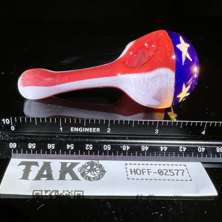 American Flag Pipe Glass Pipe Hoffman Glass   