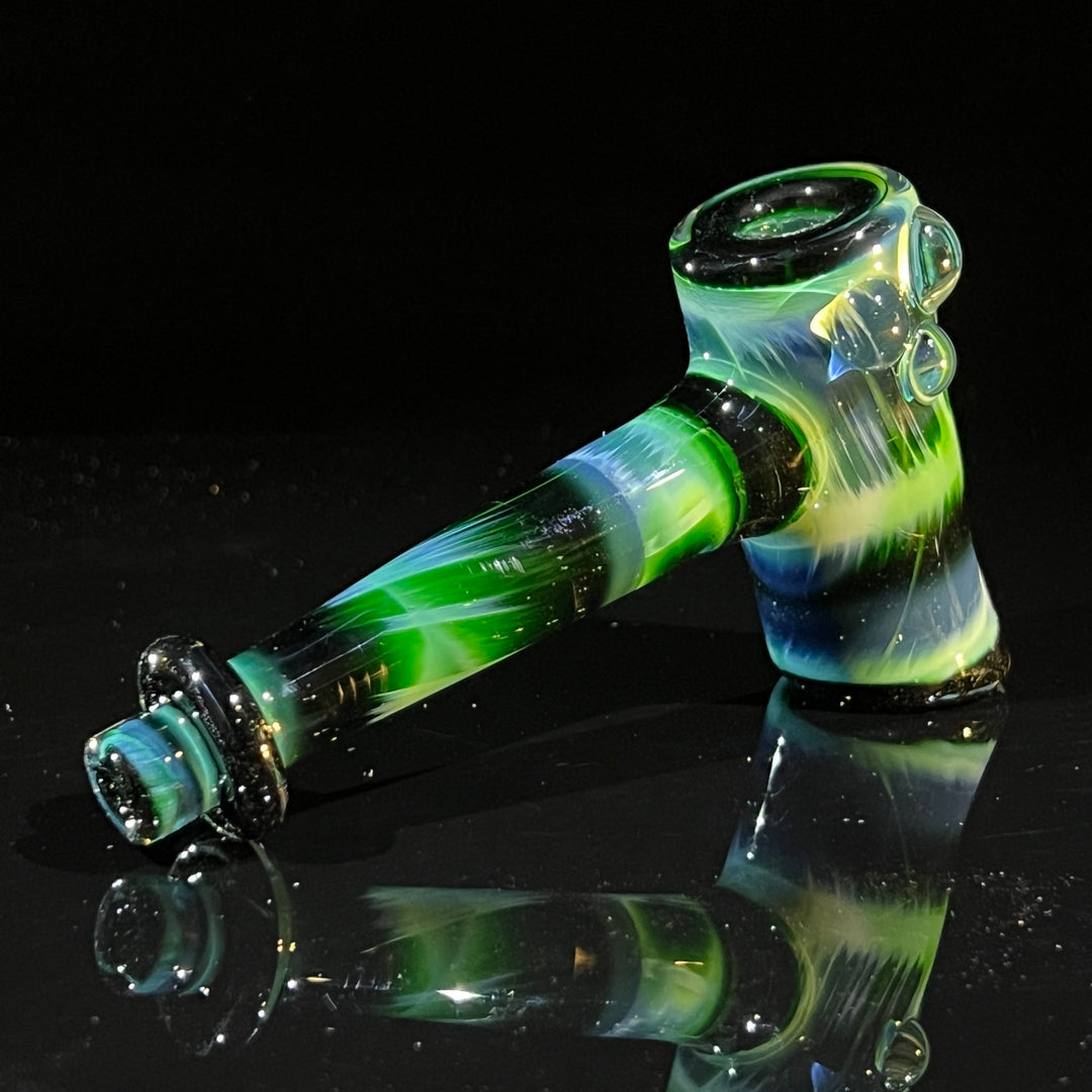 Green Money Hash Hammer Glass Pipe KOP Glass   