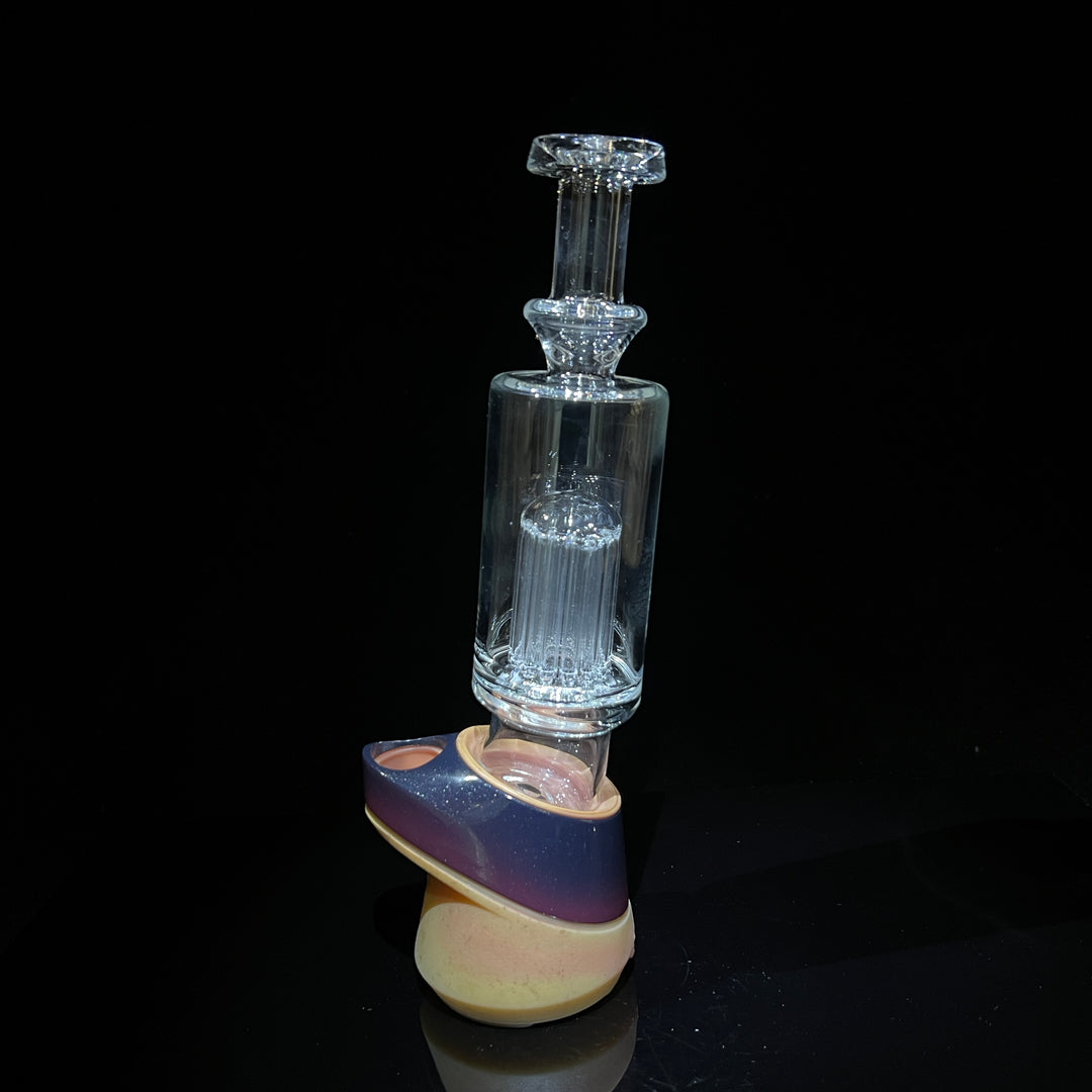 Mini 10 Arm Peak Top Glass Pipe Leisure Glass   