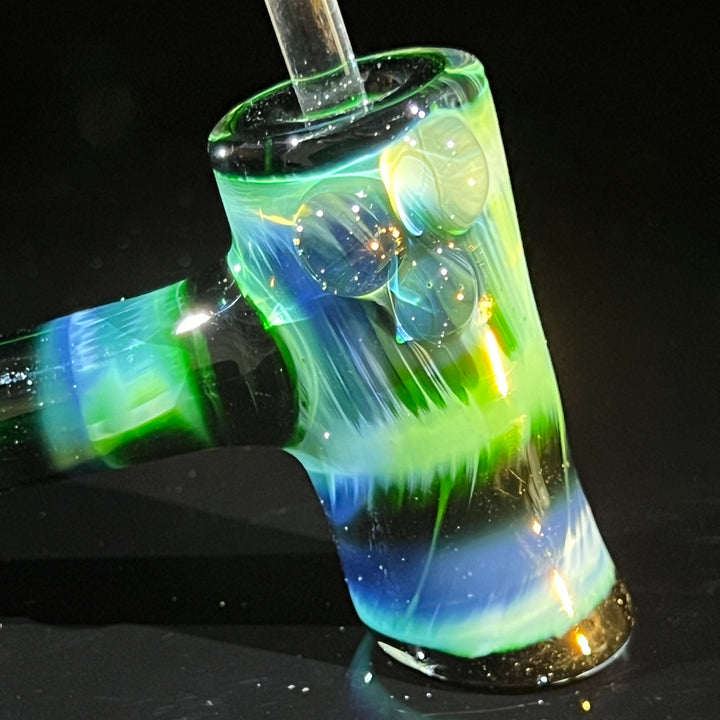 Green Money Hash Hammer Glass Pipe KOP Glass   