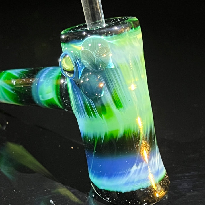 Green Money Hash Hammer Glass Pipe KOP Glass   