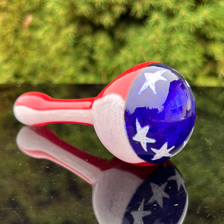 American Flag Pipe Glass Pipe Hoffman Glass   