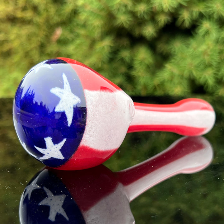 American Flag Pipe Glass Pipe Hoffman Glass   