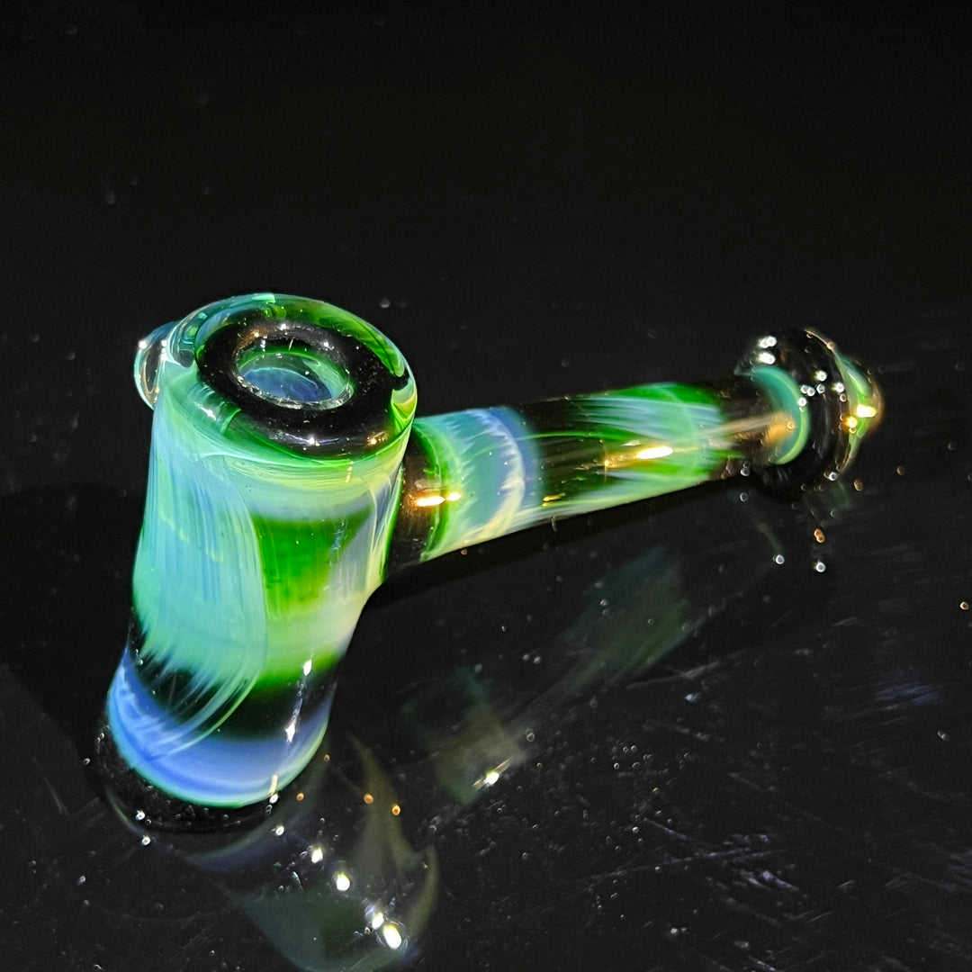 Green Money Hash Hammer Glass Pipe KOP Glass   