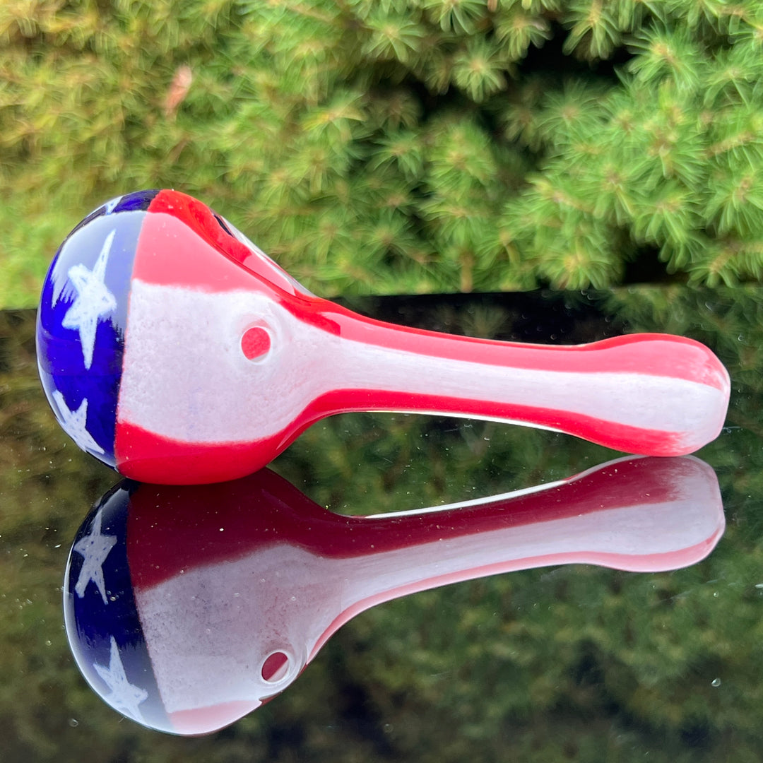 American Flag Pipe Glass Pipe Hoffman Glass   