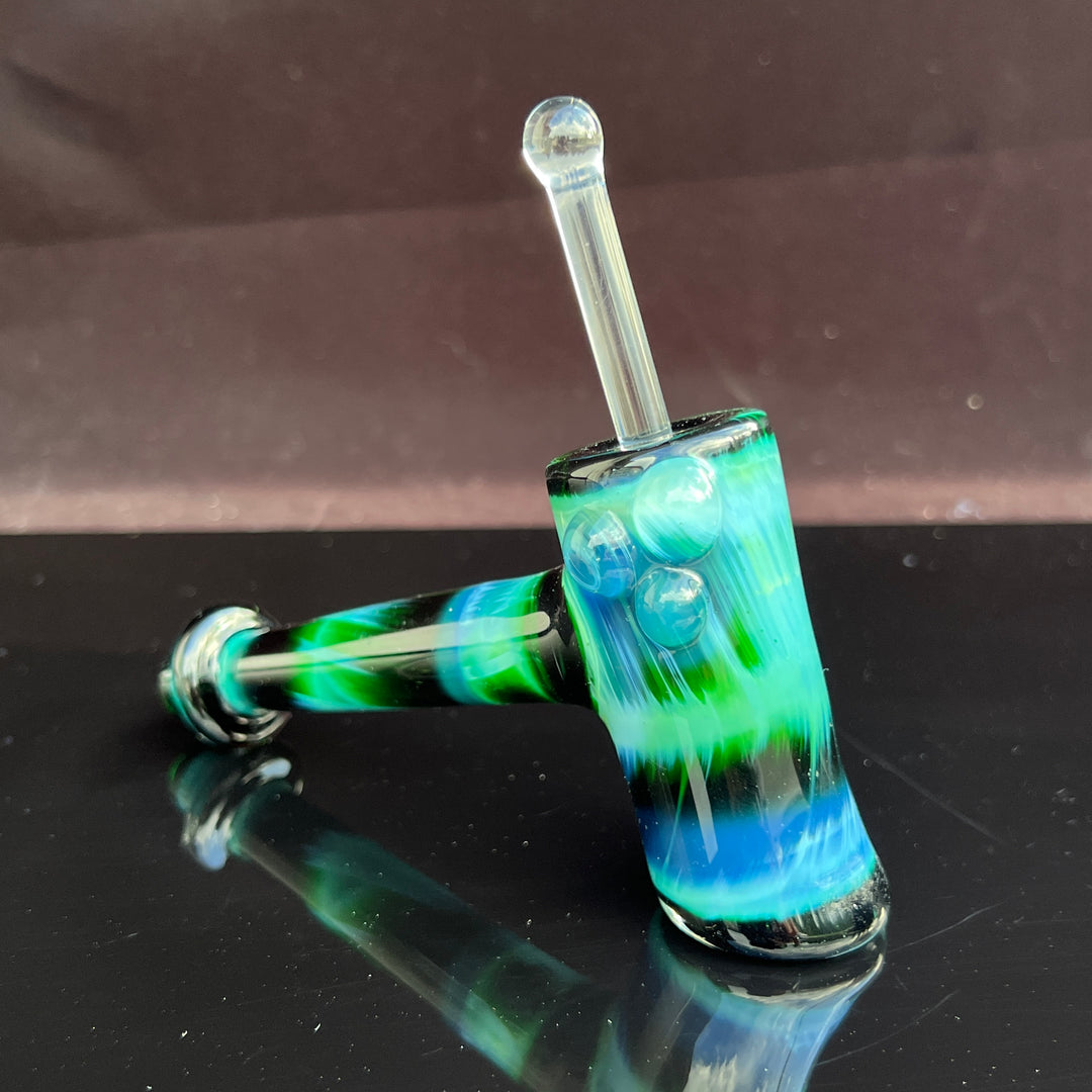 Green Money Hash Hammer Glass Pipe KOP Glass   