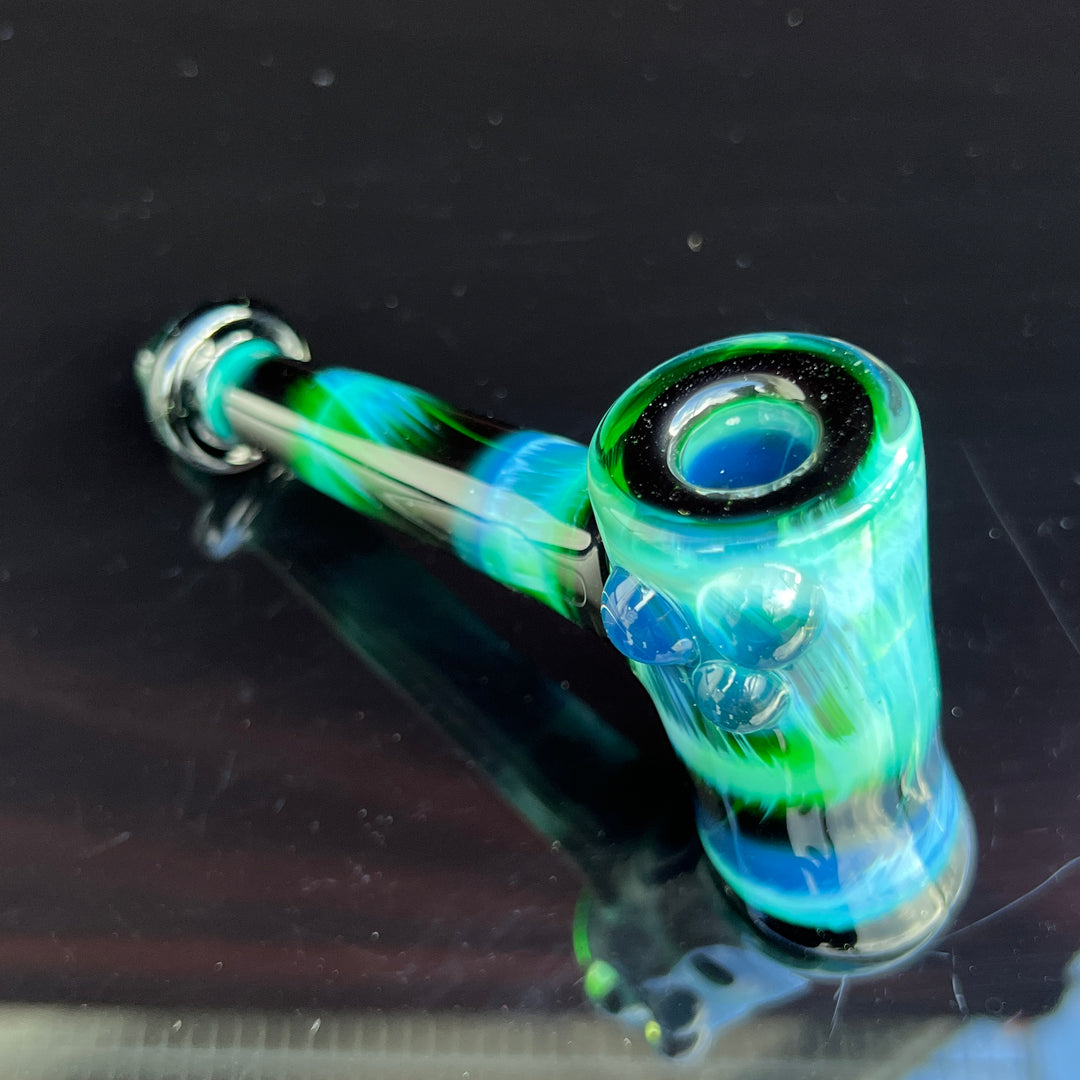 Green Money Hash Hammer Glass Pipe KOP Glass   