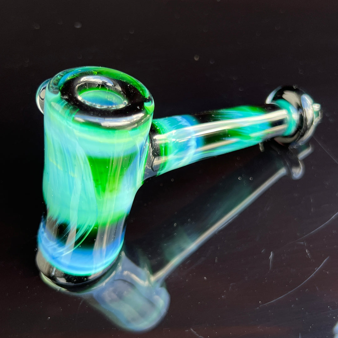 Green Money Hash Hammer Glass Pipe KOP Glass   