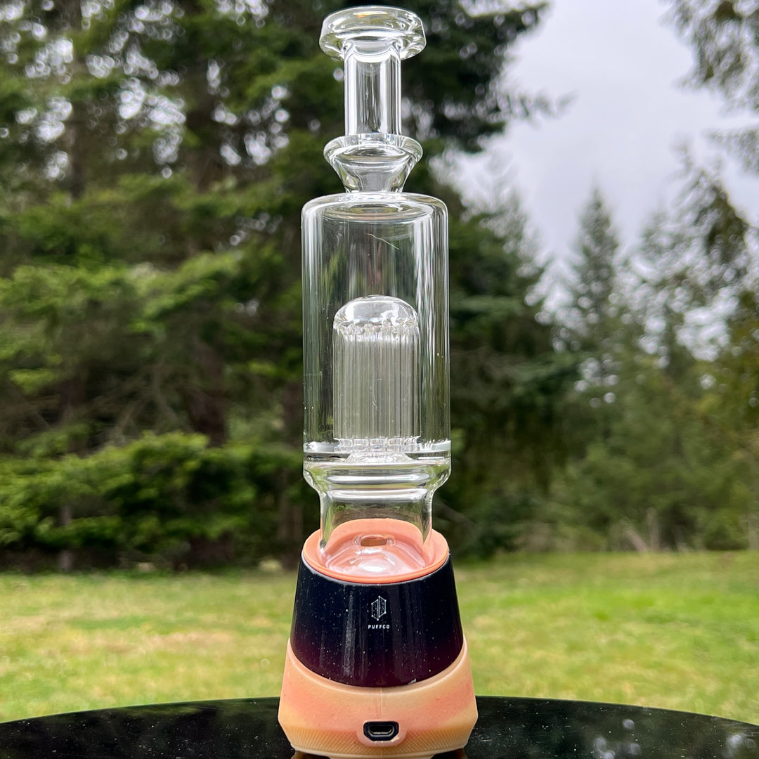 Mini 10 Arm Peak Top Glass Pipe Leisure Glass   