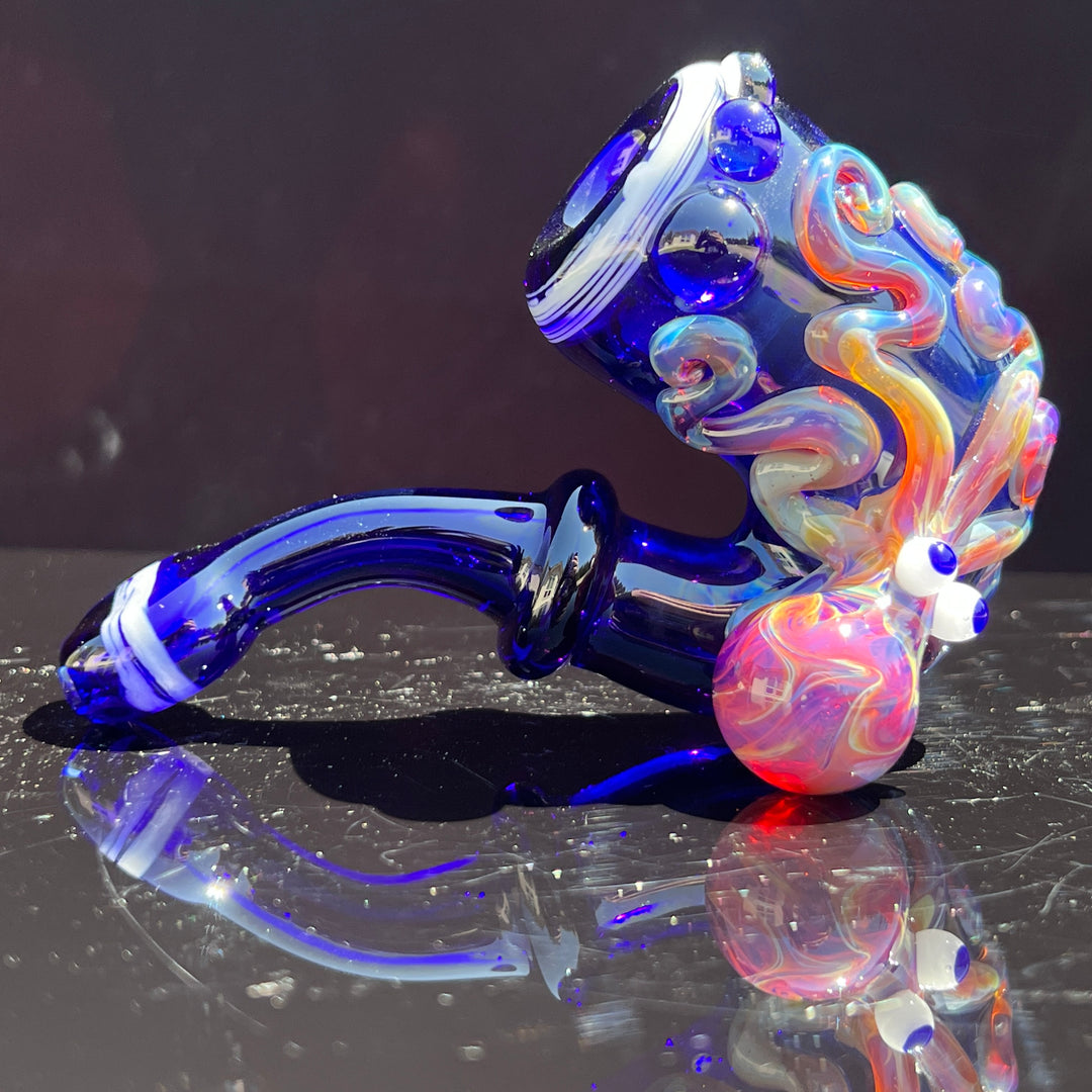 Purple OctoLock Glass Pipe Glass Distractions   