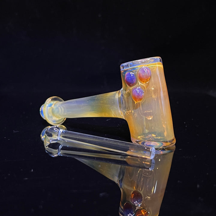 Silver Fumed Hash Hammer 8 Glass Pipe KOP Glass   