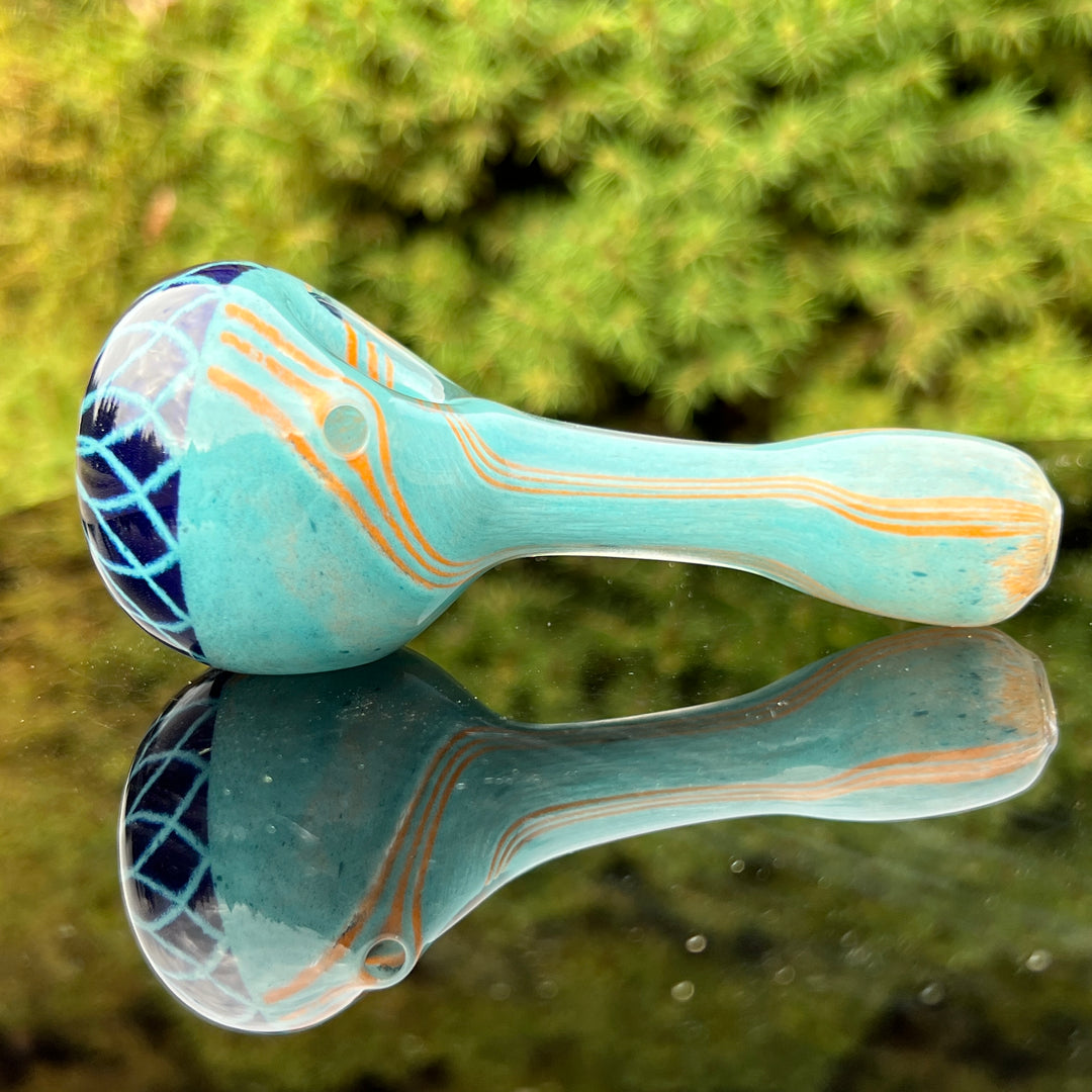 Reticello Pipe Glass Pipe Hoffman Glass   