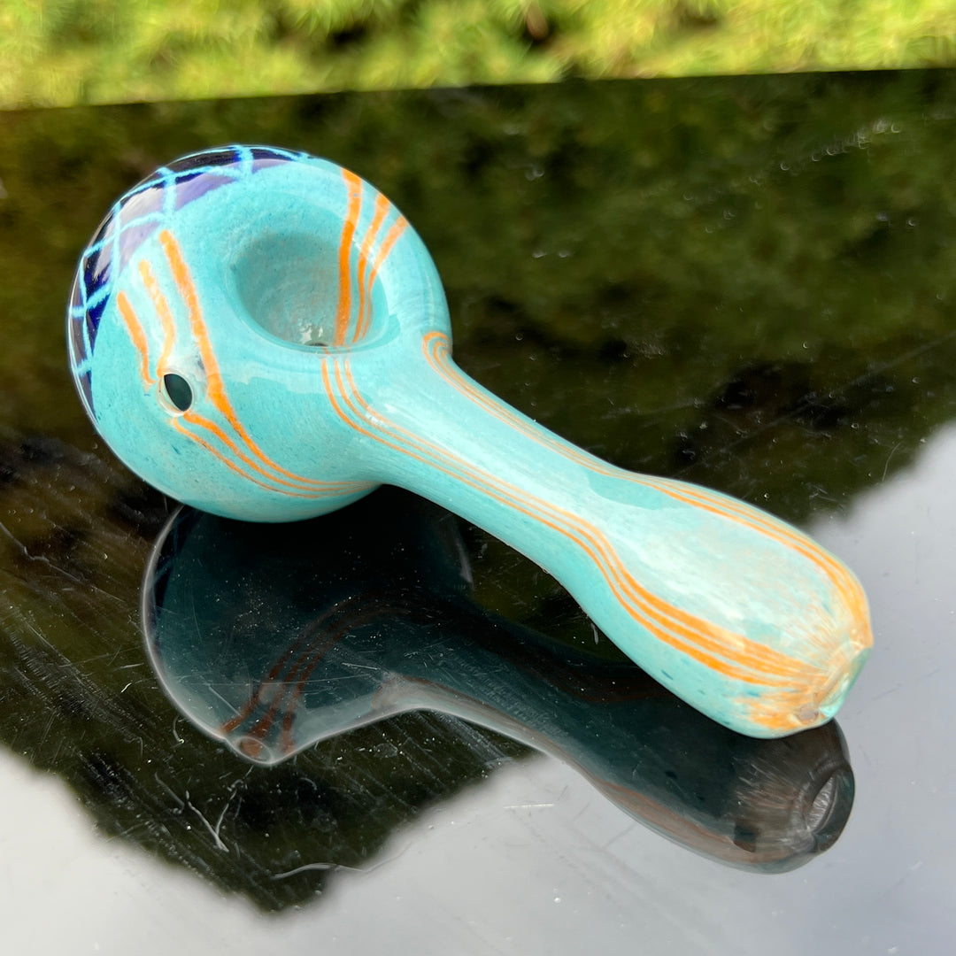 Reticello Pipe Glass Pipe Hoffman Glass   