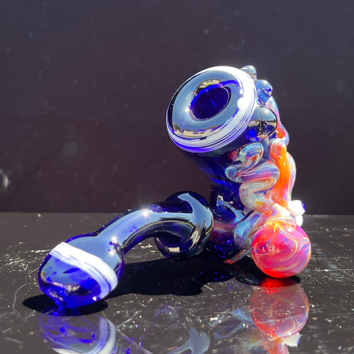 Purple OctoLock Glass Pipe Glass Distractions   