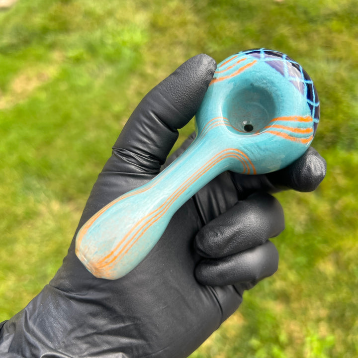 Reticello Pipe Glass Pipe Hoffman Glass   