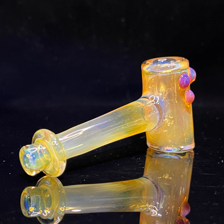 Silver Fumed Hash Hammer 8 Glass Pipe KOP Glass   
