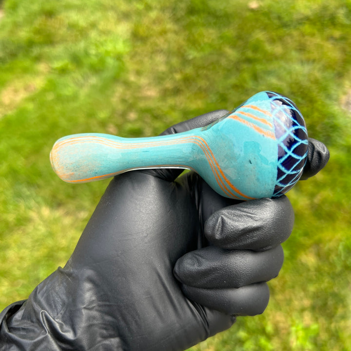 Reticello Pipe Glass Pipe Hoffman Glass   