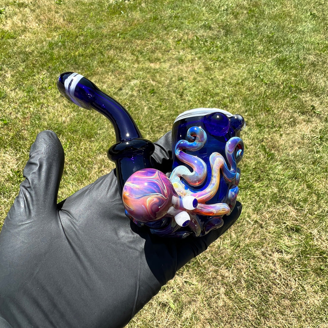 Purple OctoLock Glass Pipe Glass Distractions   