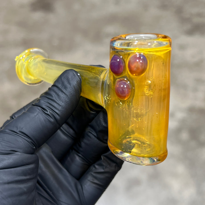 Silver Fumed Hash Hammer 8 Glass Pipe KOP Glass   
