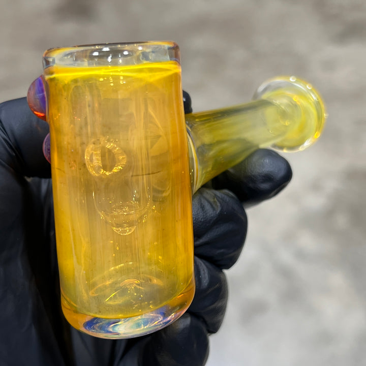 Silver Fumed Hash Hammer 8 Glass Pipe KOP Glass   
