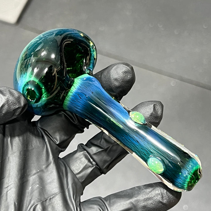 Thick Exp Green Pipe Glass Pipe Chuck Glass