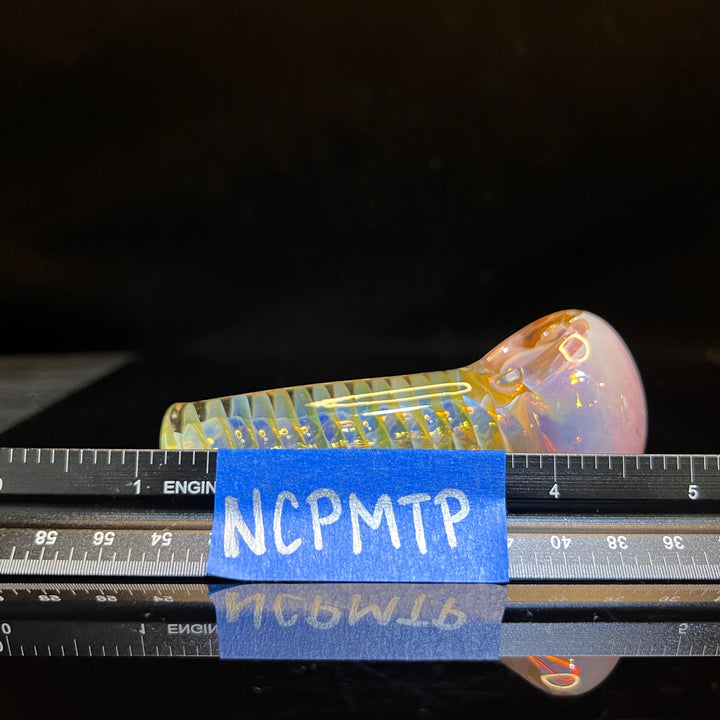 Pink Marble Tornado Pipe Glass Pipe TG   