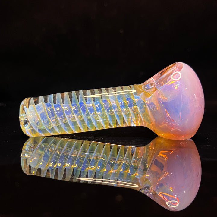 Pink Marble Tornado Pipe Glass Pipe TG   
