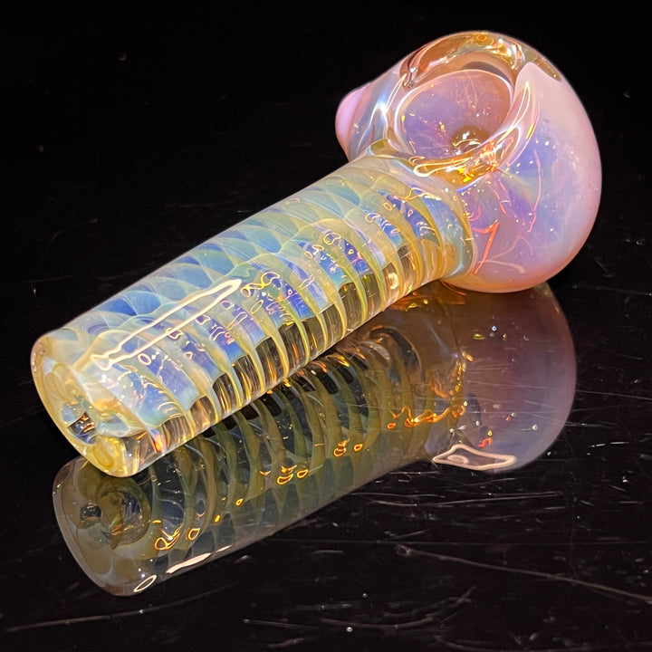 Pink Marble Tornado Pipe Glass Pipe TG   