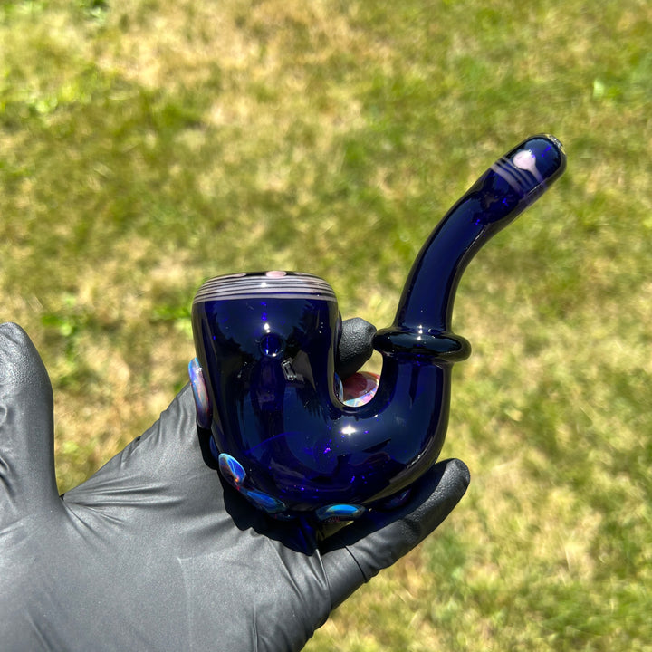 Purple OctoLock Glass Pipe Glass Distractions   