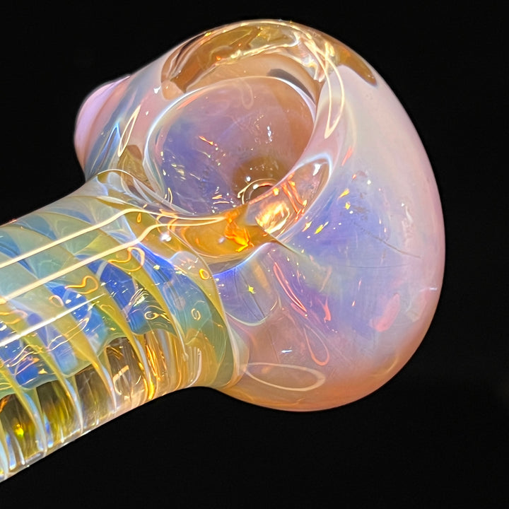 Pink Marble Tornado Pipe Glass Pipe TG   