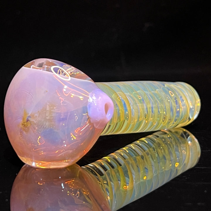 Pink Marble Tornado Pipe Glass Pipe TG   
