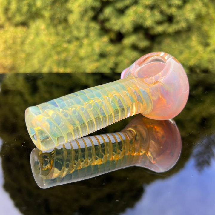 Pink Marble Tornado Pipe Glass Pipe TG   