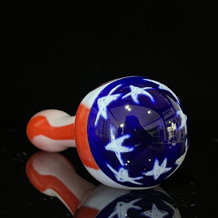 American Flag Pipe Glass Pipe Hoffman Glass   