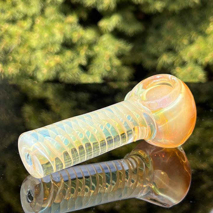 Green Marble Tornado Pipe Glass Pipe TG   