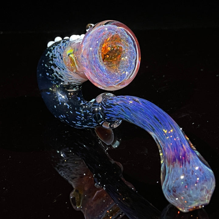 Purple Magic Frog Mushroom Sherlock Glass Pipe Beezy Glass