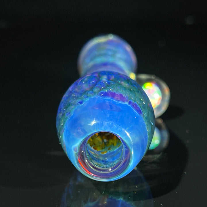 Purple Seaweed Opal Chillum Glass Pipe Tako Glass