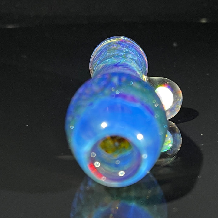 Purple Seaweed Opal Chillum Glass Pipe Tako Glass