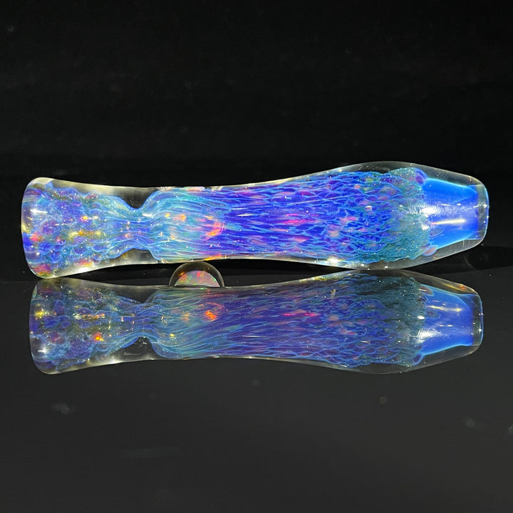 Purple Seaweed Opal Chillum Glass Pipe Tako Glass