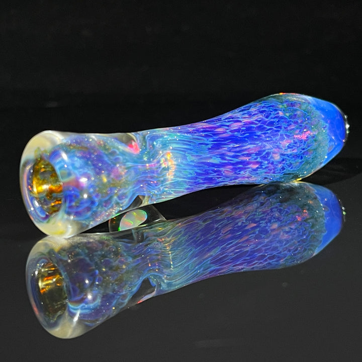 Purple Seaweed Opal Chillum Glass Pipe Tako Glass