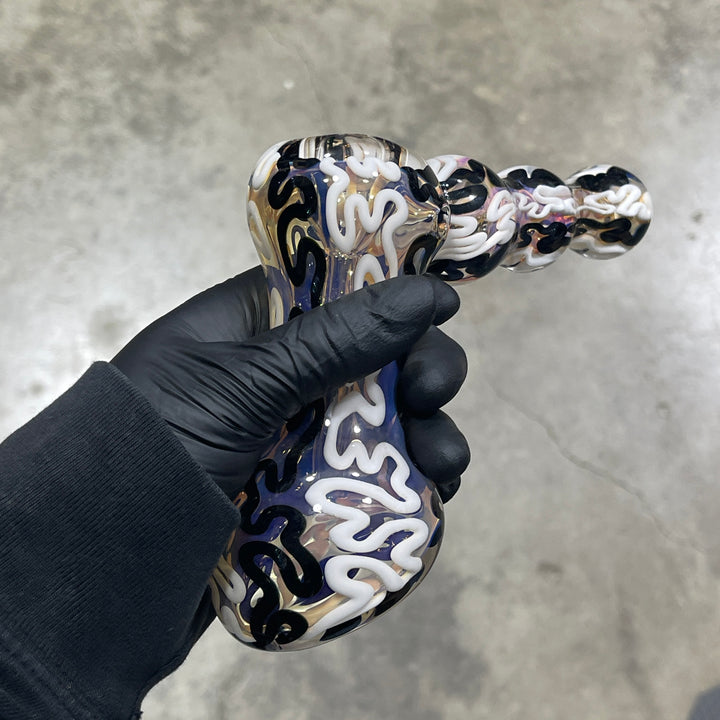 Inside Out Hammer Bubbler Glass Pipe Tiny Mike   