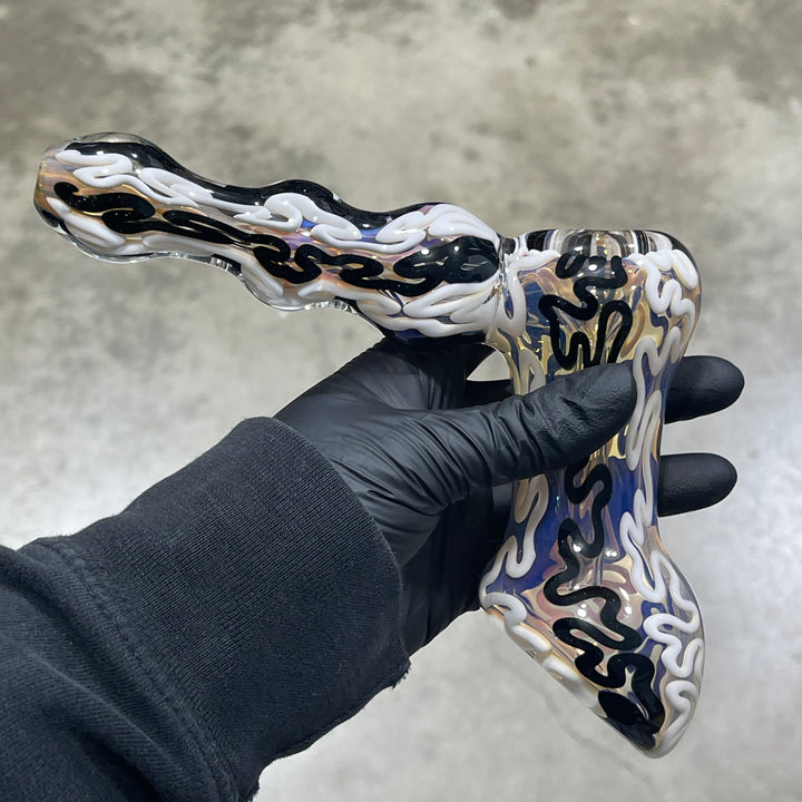 Inside Out Hammer Bubbler Glass Pipe Tiny Mike   