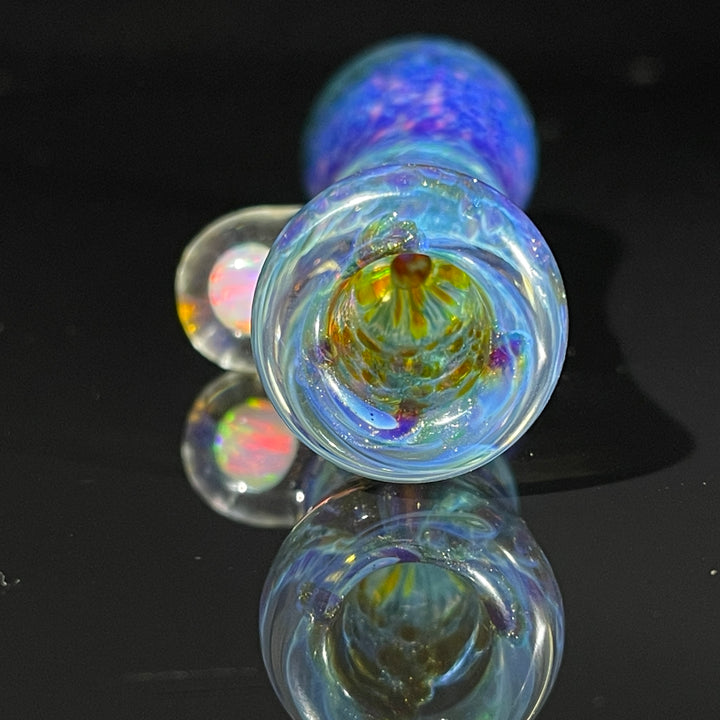 Purple Seaweed Opal Chillum Glass Pipe Tako Glass
